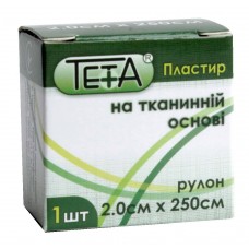 Пластир на котушці Teta тканий білий 2смх2,5м Bangli
