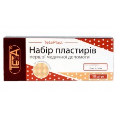 Набір пластирів Teta тканий тілесний 2,5смх7,2см 10шт