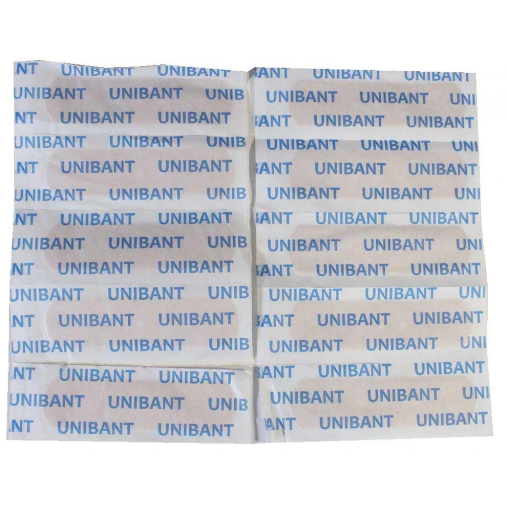 Набір пластирів UNIBANT тканинний тілесний 1,9смх7,2см 10шт