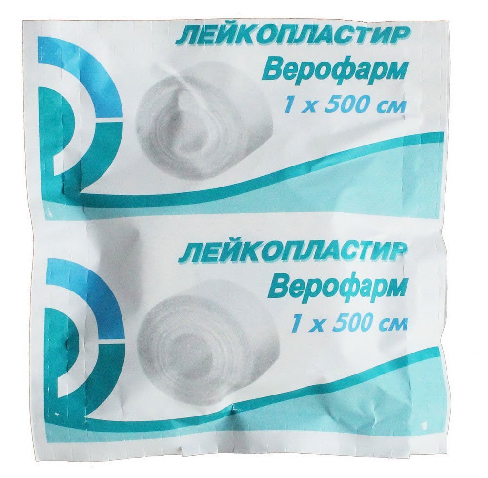 Купить Пластырь на катушке Верофарм тканый белый 1смх5м